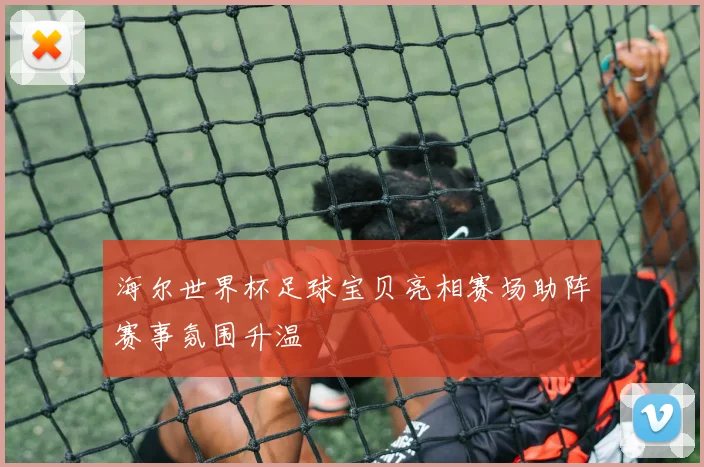 海尔世界杯足球宝贝亮相赛场助阵赛事氛围升温